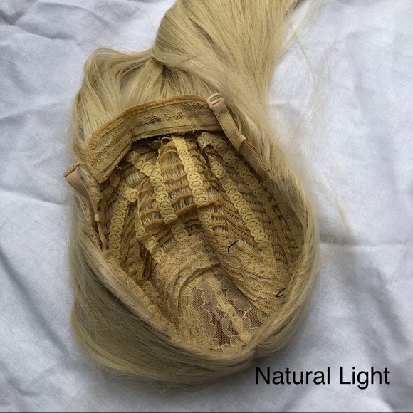 Long Wavy Blonde Wig 28” Center Middle Part - Picture 9 of 14